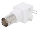 Soclu BNC mamă 90&deg; aurit 50&Omega; THT