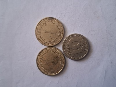 Lot monede iugoslavia foto