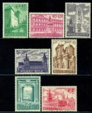 Belgia 1962 - Monumente, arhitectura, serie neuzata