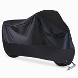 Prelata husa motocicleta scuter bicicleta Oxford M 200cmx95cmx110cm 50lei, elastic fata spate, inchidere cu carabina pe spate, pe fata inele