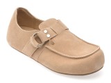 Mocasini GRYXX bej, Y25L722, din piele intoarsa