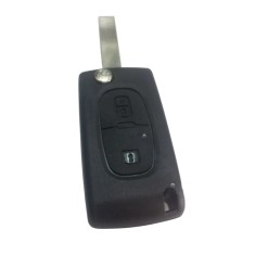 Carcasa cheie Peugeot briceag cu 2 butoane