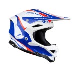 MBS Casca motocross/enduro Ufo Diamond, carbon+fibra aramid, alb/albastru/rosu, marimea XL, Cod Produs: HE054XL