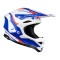 MBS Casca motocross/enduro Ufo Diamond, carbon+fibra aramid, alb/albastru/rosu, marimea XL, Cod Produs: HE054XL