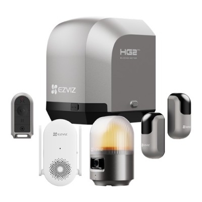 Kit automatizare poarta culisanta 600Kg/8m, Wi-Fi, camera rezolutie 2K, alarma, sirena - EZVIZ CS-HG2-R100-60HC(Pro) SafetyGuard Surveillance foto