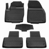 Covorase Cauciuc Premium Stil Tavita Land Rover Evoque I 2011-2018, Fara Miros, Negre