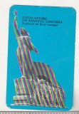 Bnk cld Calendar de buzunar - 1980 - Editura Militara - Constanta Statuia Victoriei