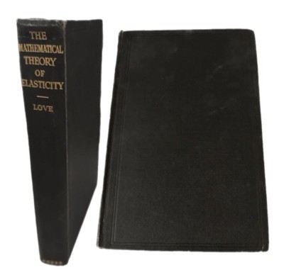 A treatise on the mathematical theory of elasticity / A.E.H. Love foto
