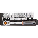 Cumpara ieftin Trusa tubulare 1/2&quot; cu clichet neo tools 08-654 HardWork ToolsRange