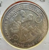 (A13) MONEDA DIN ARGINT PORTUGALIA - 1000 ESCUDOS 1996, FRAGADA D. FERNANDO II E GLORIA, Europa