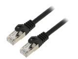 Cabluri patch F/UTP 6 litat CCA PVC negru 20m 26AWG