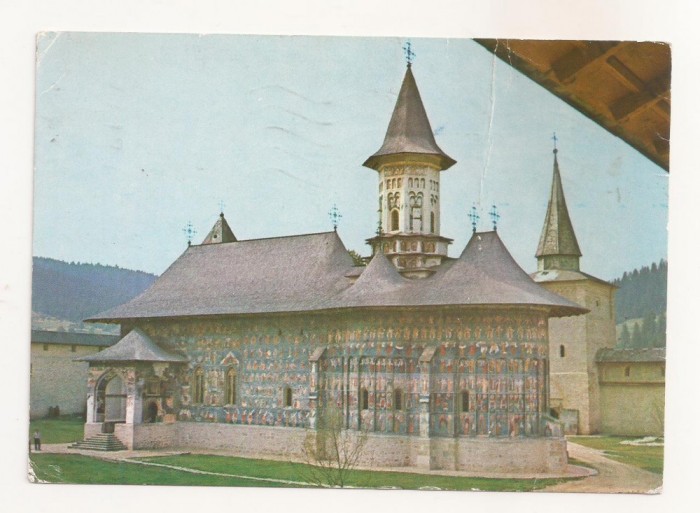 RF51 -Carte Postala- Manastirea Sucevita, circulata 1973
