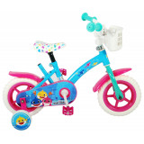 Bicicleta pentru copii Ocean, 10 inch, culoare albastru/roz, fara frana PB Cod:97311