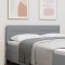 vidaXL Tablă de Pat Design Linii Gri Deschis 80 cm din Țesătură