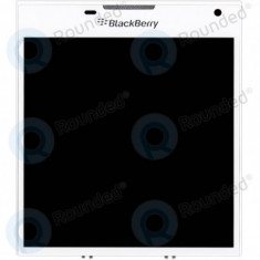Capac frontal modul display Blackberry Q30 + LCD + digitizer alb