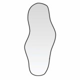 Cumpara ieftin Oglinda de perete, negru, 60x25 cm