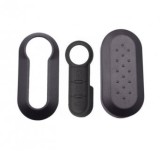 Set 2 bucati - Carcasa cheie, butoane Topautochei&amp;#174; compatibila cu Fiat 500 Panda Punto Bravo Stilo Ducato Citroen Jumper Peugeot Boxer