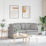 VidaXL Canapea modulară cu perne, gri nor, textil