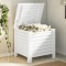 Cutie depozitare capac &quot;RANA&quot;, alb, 60x49x54 cm, lemn masiv pin