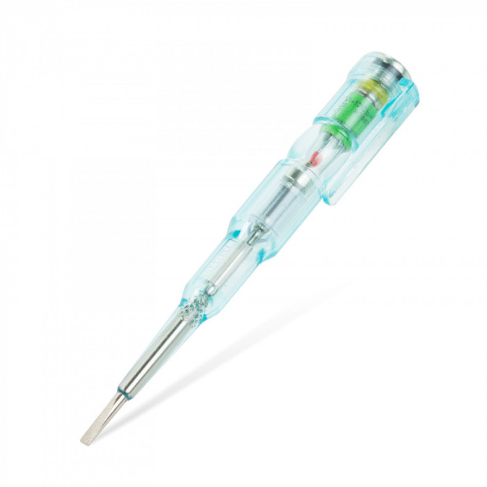 Creion de fază &ndash; cu funcție fără contact &ndash; cu LED roșu &ndash; 70 &ndash; 250 V AC &ndash; alimentat cu baterie