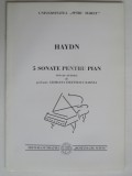 Haydn. Cinci sonate pentru pian - Georgescu Stefanescu Barnea