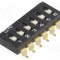 Comutator DIP-SWITCH OMRON 6 Sec&Aring;&pound;iuni ON-OFF 0,025A/24VDC