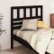 vidaXL Tăblie de pat, negru, 96x4x100 cm, lemn masiv de pin 814128
