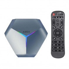 Smart TV Box Mini PC Techstar® A95X F4, Android 10, 4GB RAM, 32GB ROM, 8K, Bluetooth, WiFi 5G, RJ45