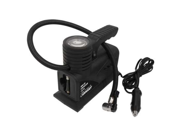 Compresor auto Carpoint 12V 10A 150PSI cu manometru si cablu de 2m