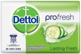 Sapun solid antibacterian Dettol Lasting Fresh, castravete, 105 g