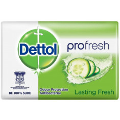 Sapun solid antibacterian Dettol Lasting Fresh, castravete, 105 g