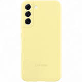 Husa de protectie Samsung Silicone pentru Galaxy S22 PLUS, Yellow