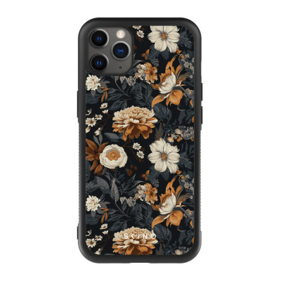Husa iPhone 11 Pro Max - Skino Rusty Flowers, textura flori foto