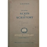 Cezar Petrescu - Despre scris si scriitori - Eseuri (Editia: 1953)