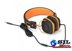 Casca stereo 3.5mm Gumdrop portocaliu NGS foto