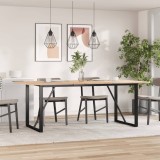 vidaXL Picioare masă de sufragerie O-Frame 160x80x73 cm Oţel 357888