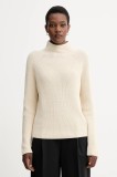 Marc O&#039;Polo pulover de bumbac culoarea negru, cu turtleneck, M09605960009