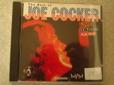 JOE COCKER - The Best Of Live - C D Original ca NOU foto