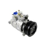 Compresor aer conditionat Audi A4/A4 Allroad (B8), 2008-2015, motorizare 2.0 TDI, diesel si 2.0 TFSI, benzina, rola curea 100 mm, 6 caneluri, de tip