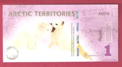 TERITORIUL ARCTIC 1 DOLLAR / 2012. foto