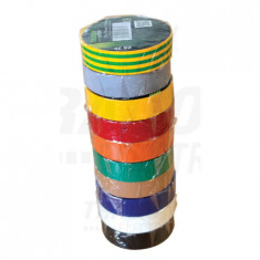 Banda izolatoare SZIG-SET20 20m×18mm, PVC, 0-90°C, 40kV/mm