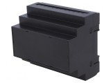 Carcasă DIN 90mm x 104mm x 65mm ABS neagră