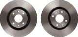 Set disc frana Citroen Xantia, Xantia Break; Peugeot 406, 406 Break, 406 Coupe, montare Fata, 283x26mm, ventilat, 2 buc, TRW