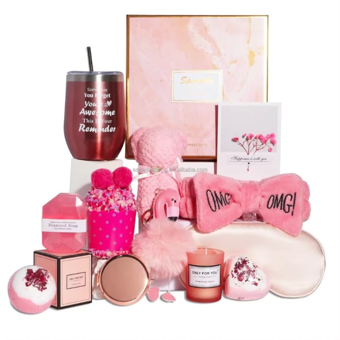 Set cadou, pentru femei, You are Awesome, 12 piese, experienta completa de relaxare si rasfat, elegant si practic