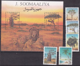 Somalia 1994 flora copaci fauna MI 532-536 + bl.34 MNH