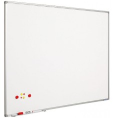 Tabla alba magnetica 100 x 150 cm, profil aluminiu SL, SMIT