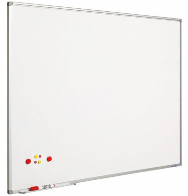 Tabla alba magnetica 120 x 240 cm, profil aluminiu SL, SMIT foto