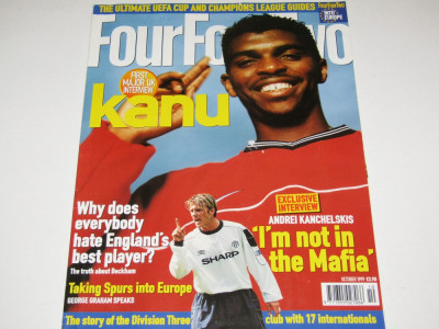 Revista fotbal - &amp;quot;FOURFOURTWO&amp;quot; (octombrie 1999) foto