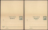 Germany New Guinea - Postal History Rare Old Postcard + Reply UNUSED DB.223