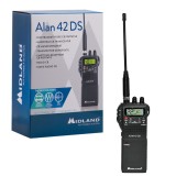 Resigilat : Statie radio CB portabila Midland Alan 42 DS cu Squelch Automat Digita